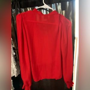red shein top